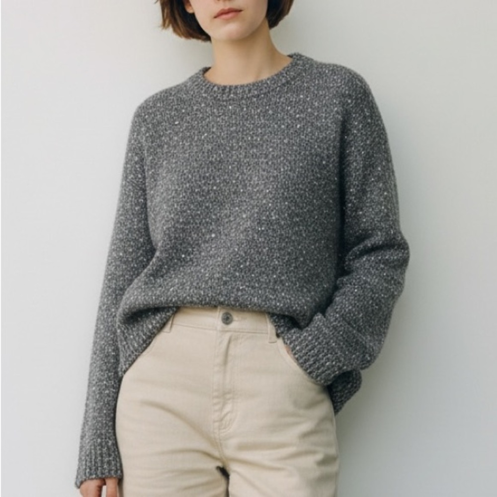 Alythea Charcoal Knit Sweater